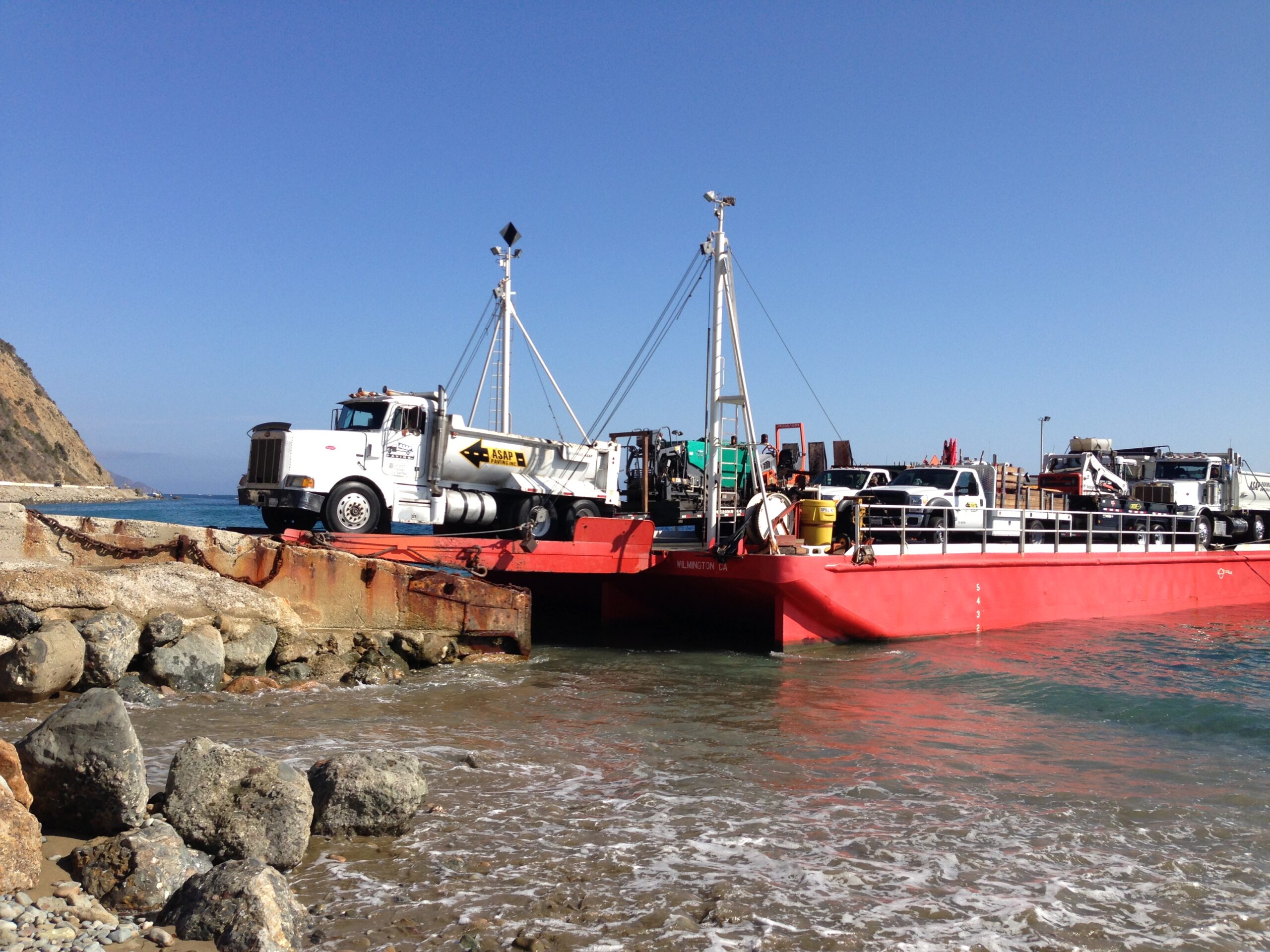 Paving On Catalina Island